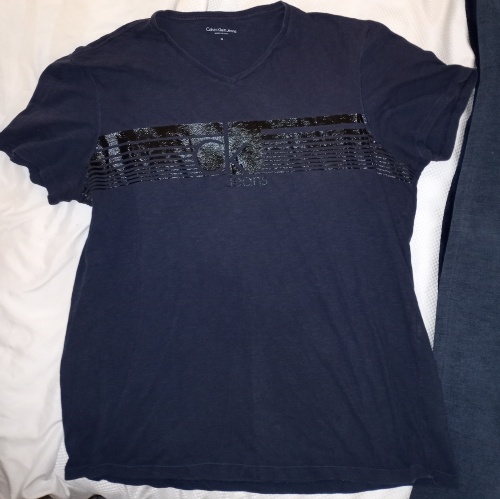 Blue Calvin Klein t-shirt